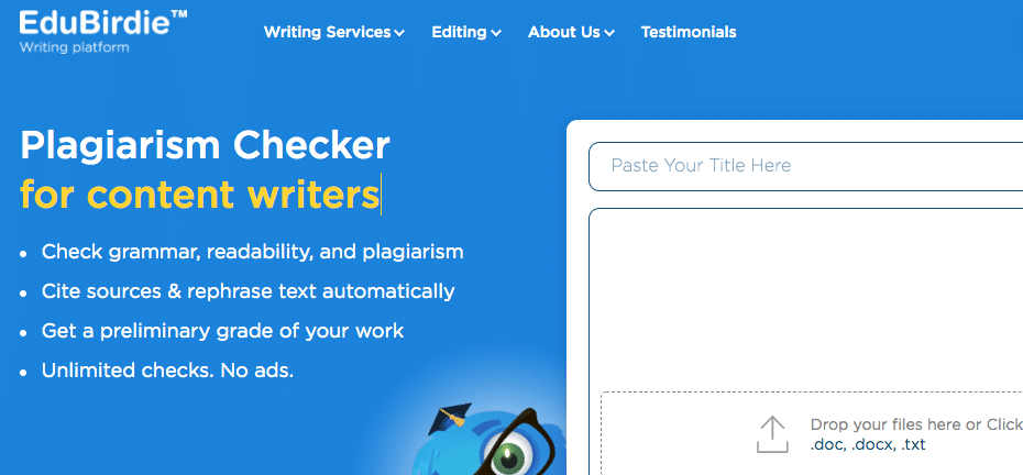 Plagiarism checker