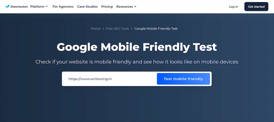Top Websites Ranking: Website Rank Checker 7 google mobile friendly test